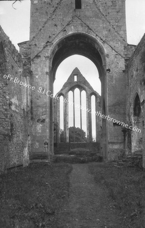 FRIARY NAVE & E.WINDOW